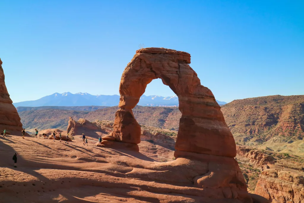 Steinformasjon i Utah, USA