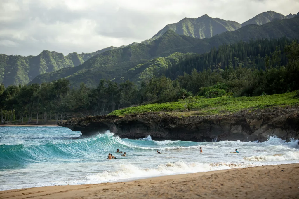 Strand på Hawaii, USA