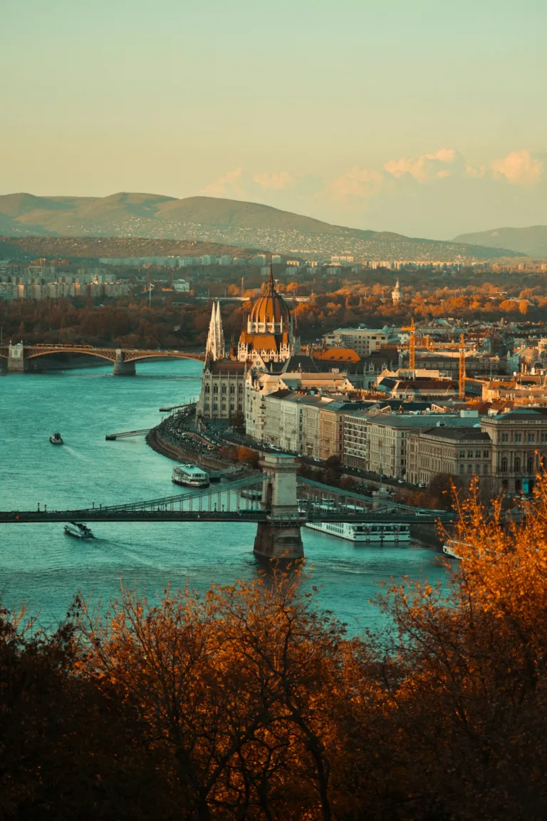 Utsikt over Budapest og Donau